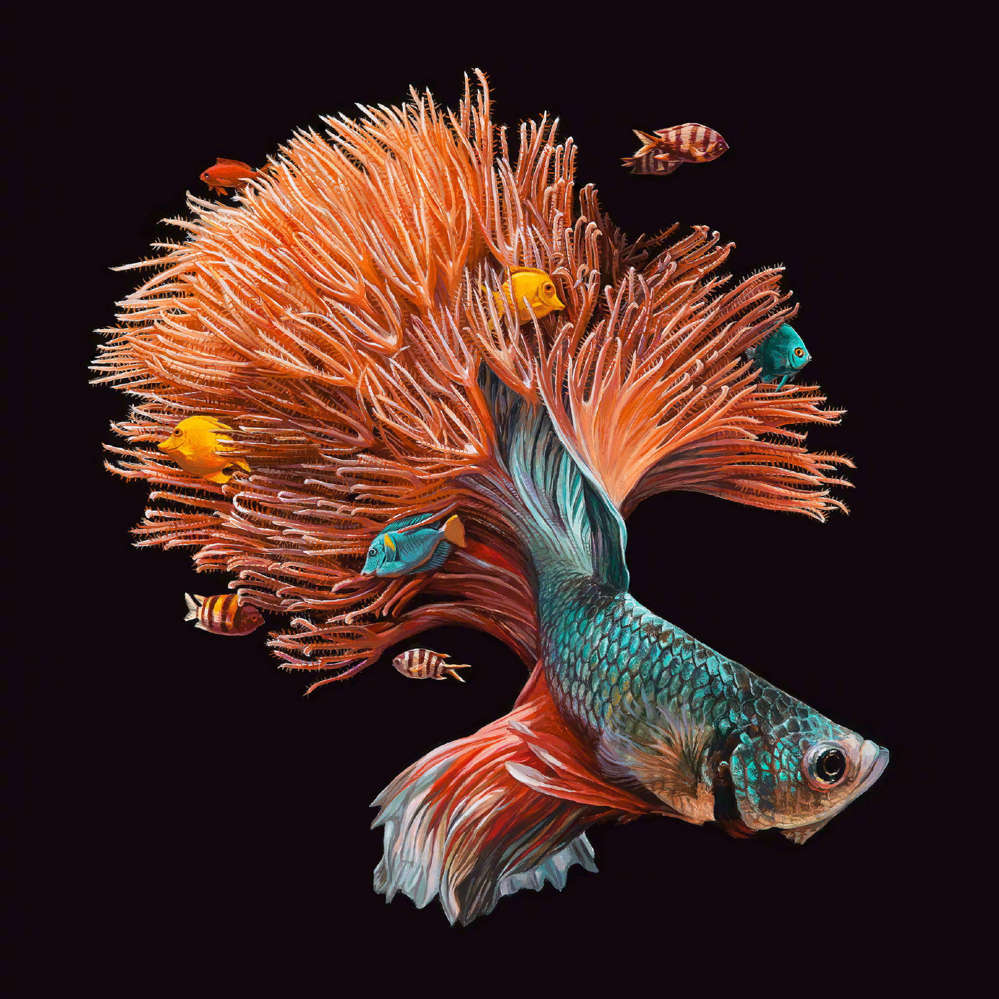 艺术家 lisa ericson 超现实主义绘画作品