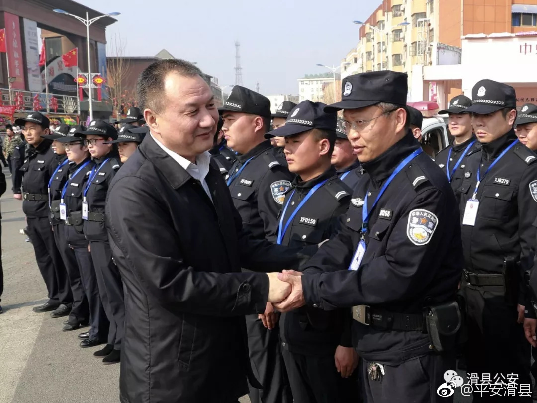 董良鸿检查指导道口古会安保工作并进行视频调度