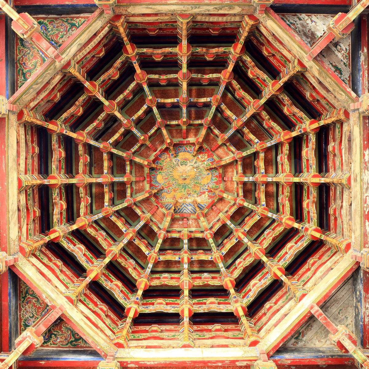 藻井，中国传统建筑的美
