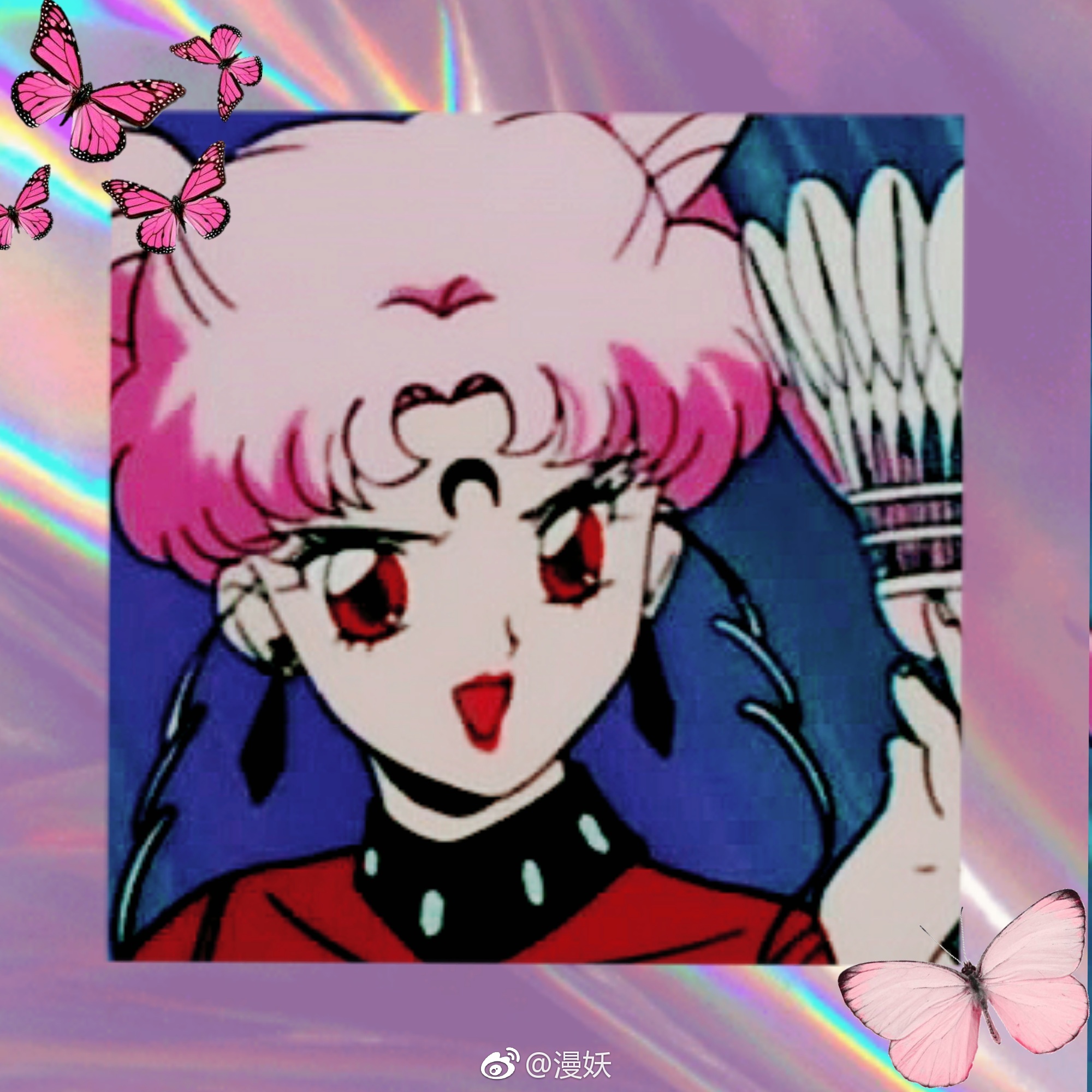 77 动漫头像 旧漫 老版《美少女战士》黑暗淑女 黑暗小小兔 black