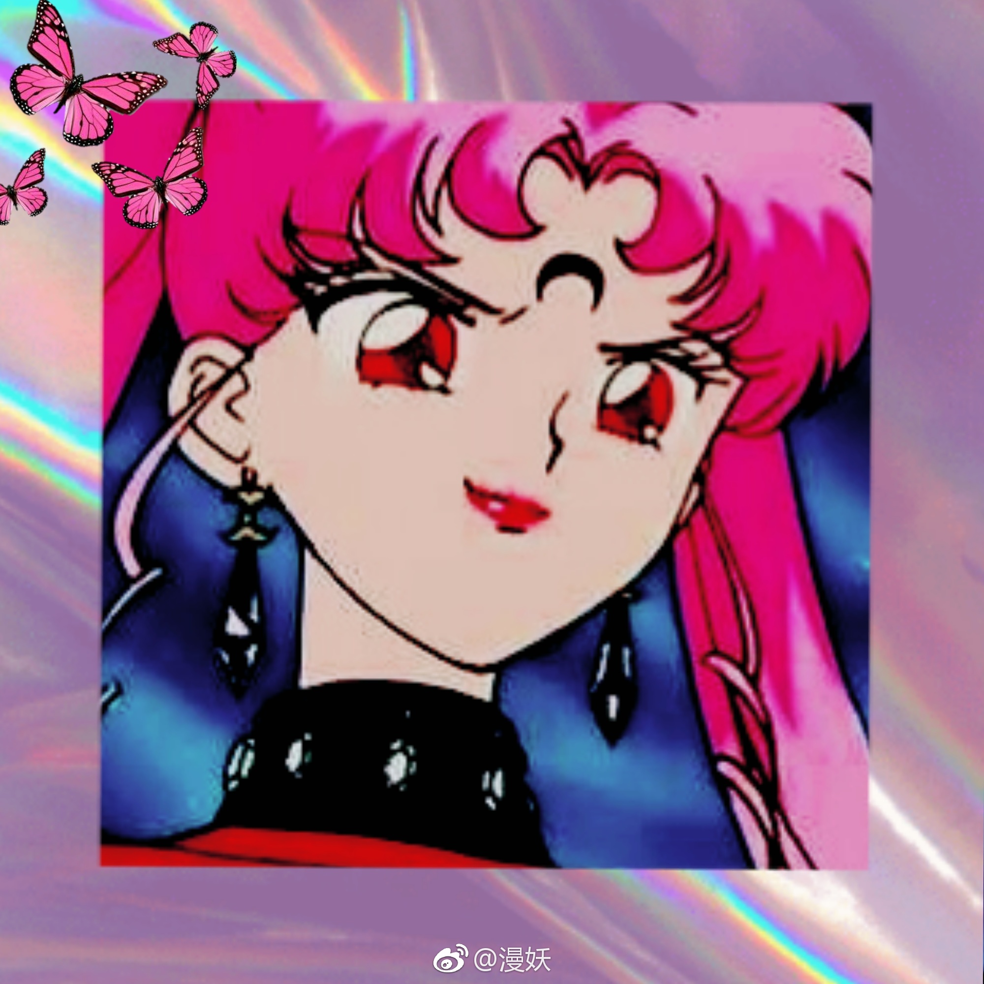 77 动漫头像 旧漫 老版《美少女战士》黑暗淑女 黑暗小小兔 black