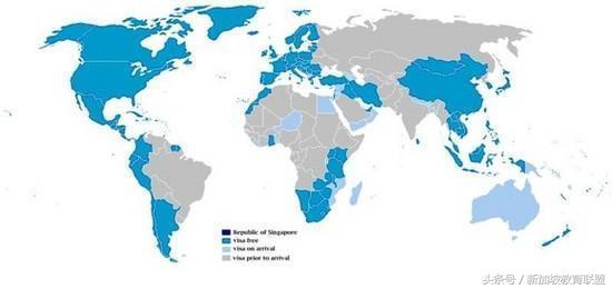 2018年新加坡护照排名第一,可免签进入189个