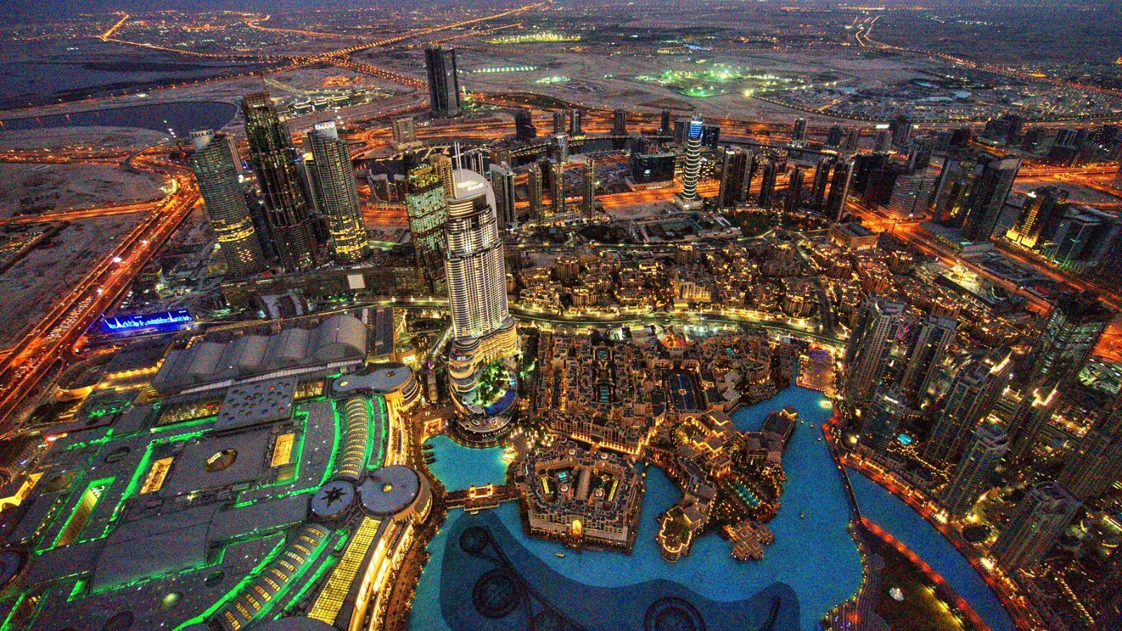迪拜,作为中东最富有城市,夜景也与众不同!