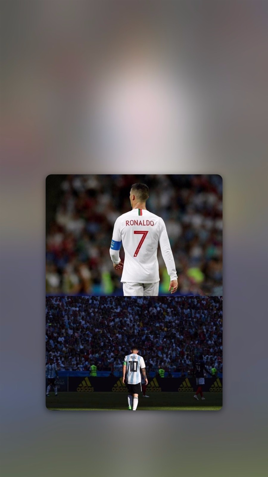 手机壁纸第62期:c罗梅西离开的世界杯,7号和10号我们永远记得