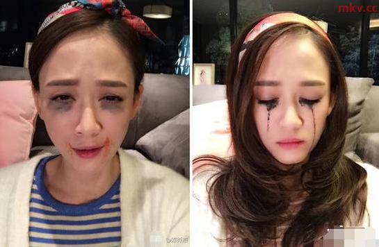 明星"晕妆"囧态,杨幂暴露真实肤质,热巴眼妆底妆花的一塌糊涂