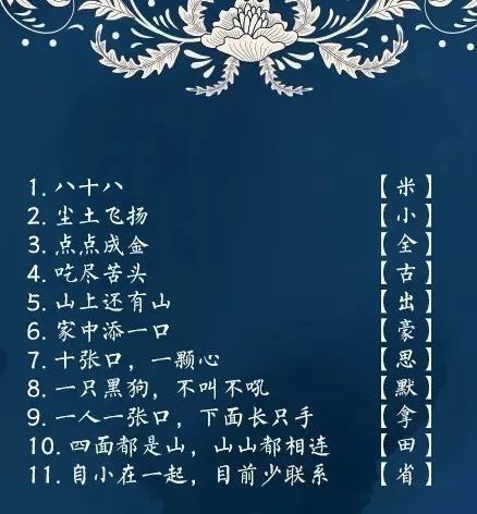 100个简单字谜，跟孩子一起猜