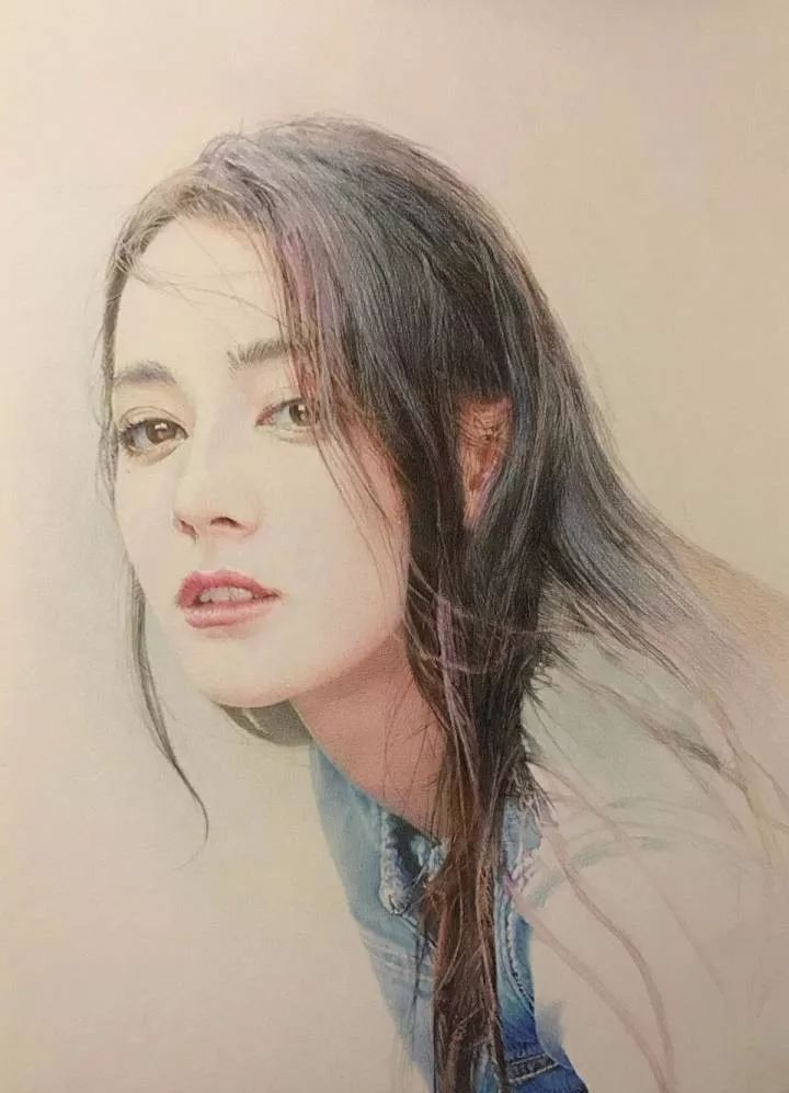 彩铅明星教你画迪丽热巴