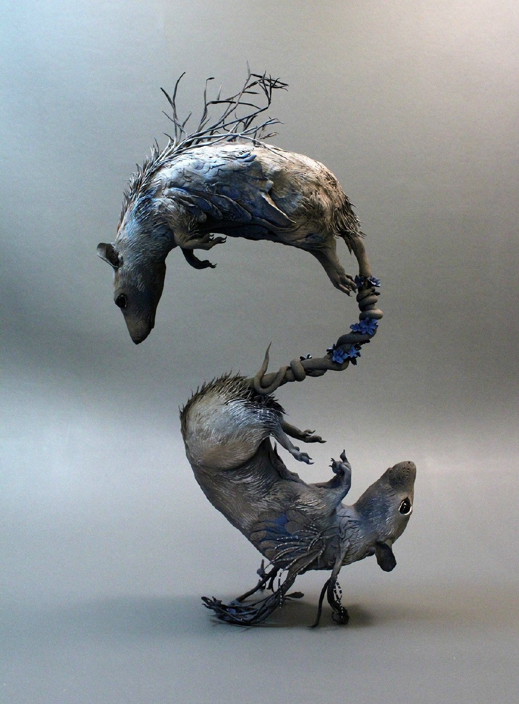 灵性幻想动物雕塑加拿大艺术家ellenjewett