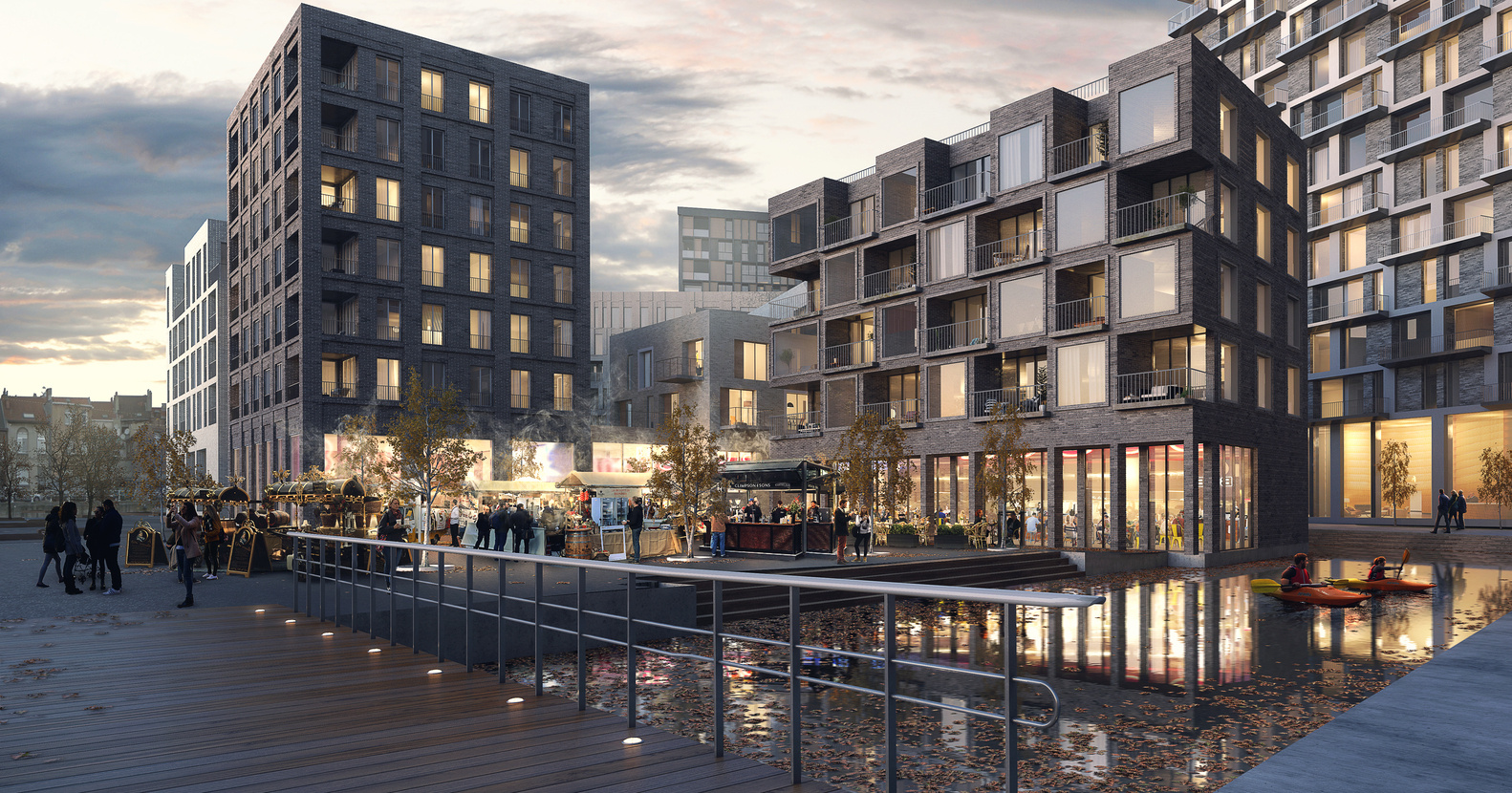 亨宁·拉森事务所公布布鲁塞尔工业区改造方案|拉森|布鲁塞尔|事务