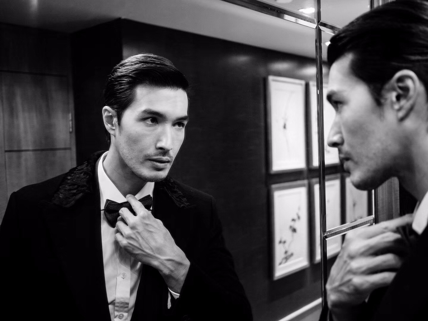 锦荣黑白大片质感高级 尽显贵族绅士范儿