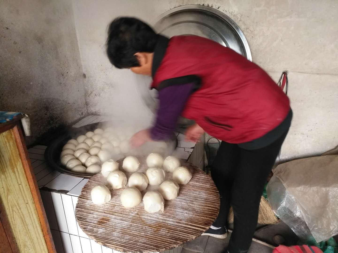 农村手工大馒头,简单美味,看了绝对让你喜欢上面食