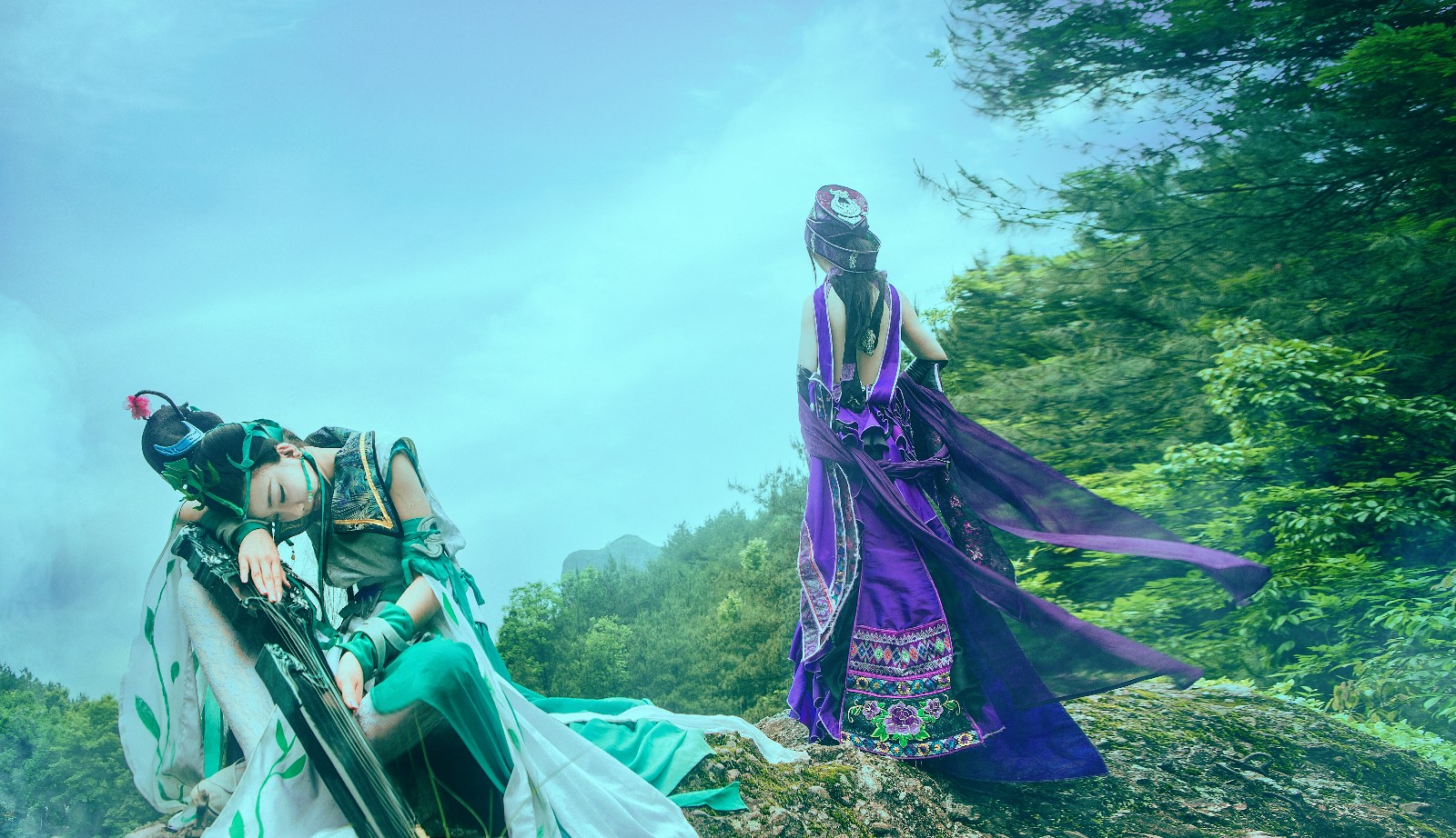 剑侠情缘三(剑网三)毒姐&琴娘和你走过的便是江湖