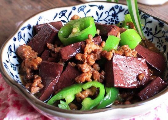 四种家常菜的做法,健康美味,让你吃了还想吃|猪血|豆油皮|炸粉_新浪