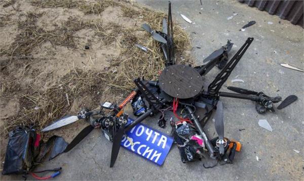 摔得粉碎俄罗斯无人机送快递撞墙2万美元几秒钟就没了