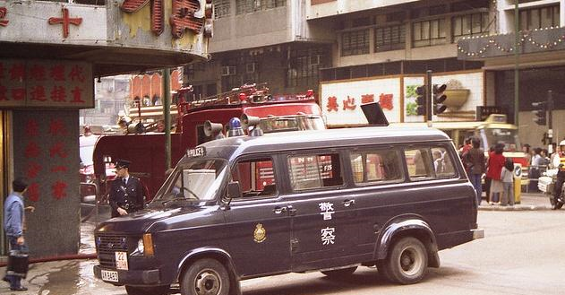 香港警车80年代图片
