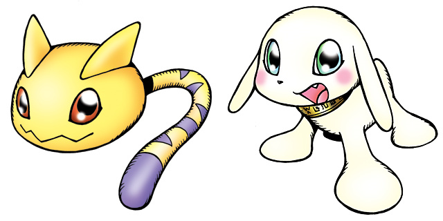 数码宝贝1第一代数码兽幼年期形态好怀念你还记得吗