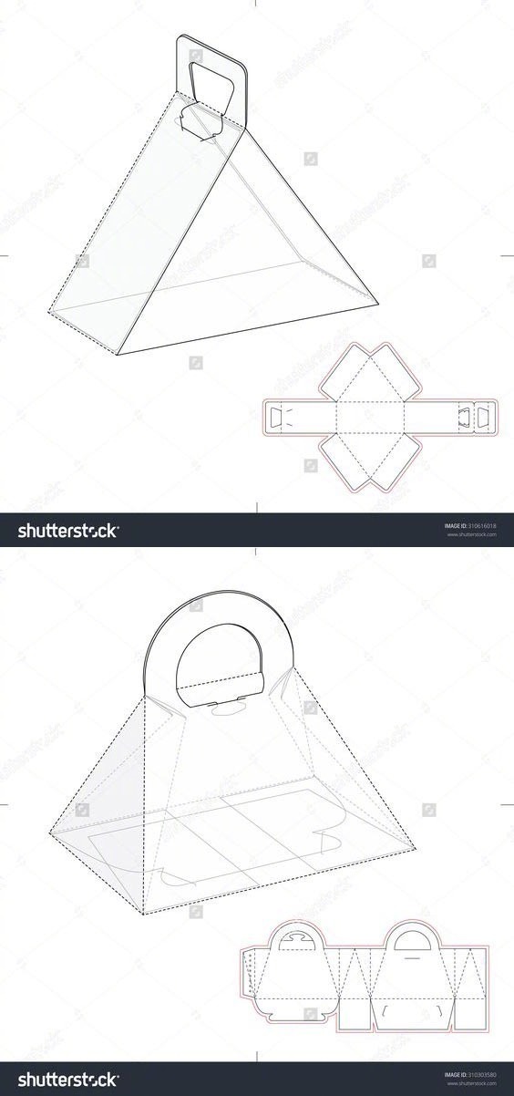 一组异形包装设计结构图干货转需