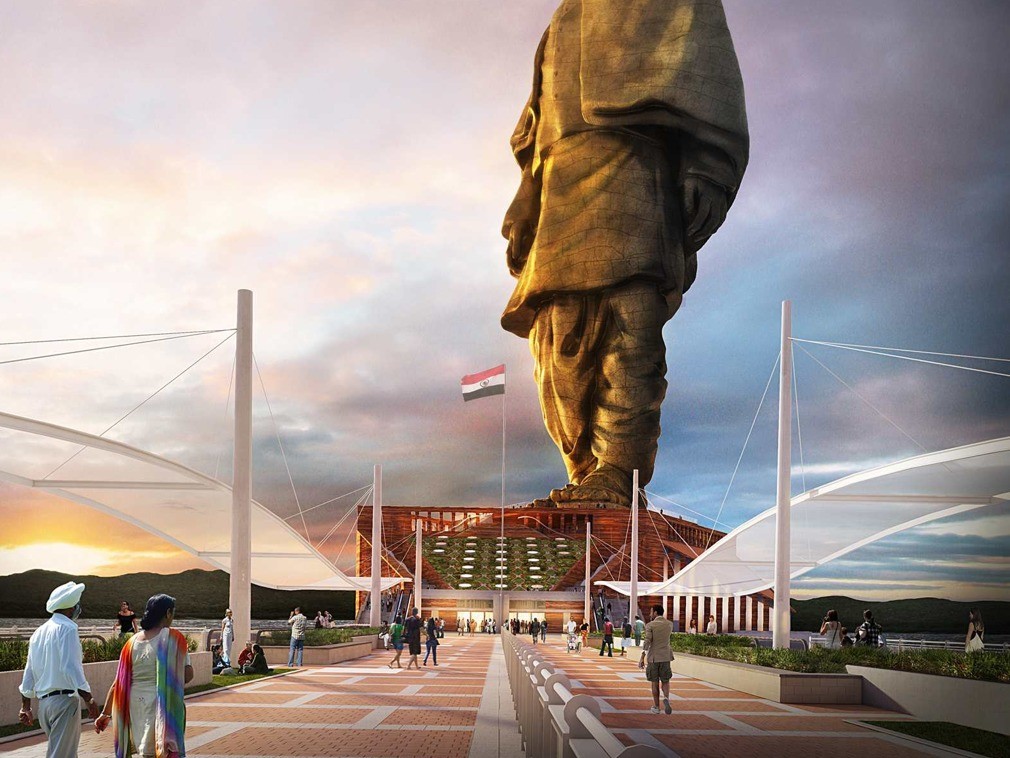 世界最高雕像印度铁人亮相,比自由女神高两倍,因中国造自觉侮辱