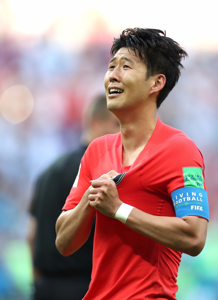 韩国2:0德国 孙兴慜忘情庆祝_新浪看点