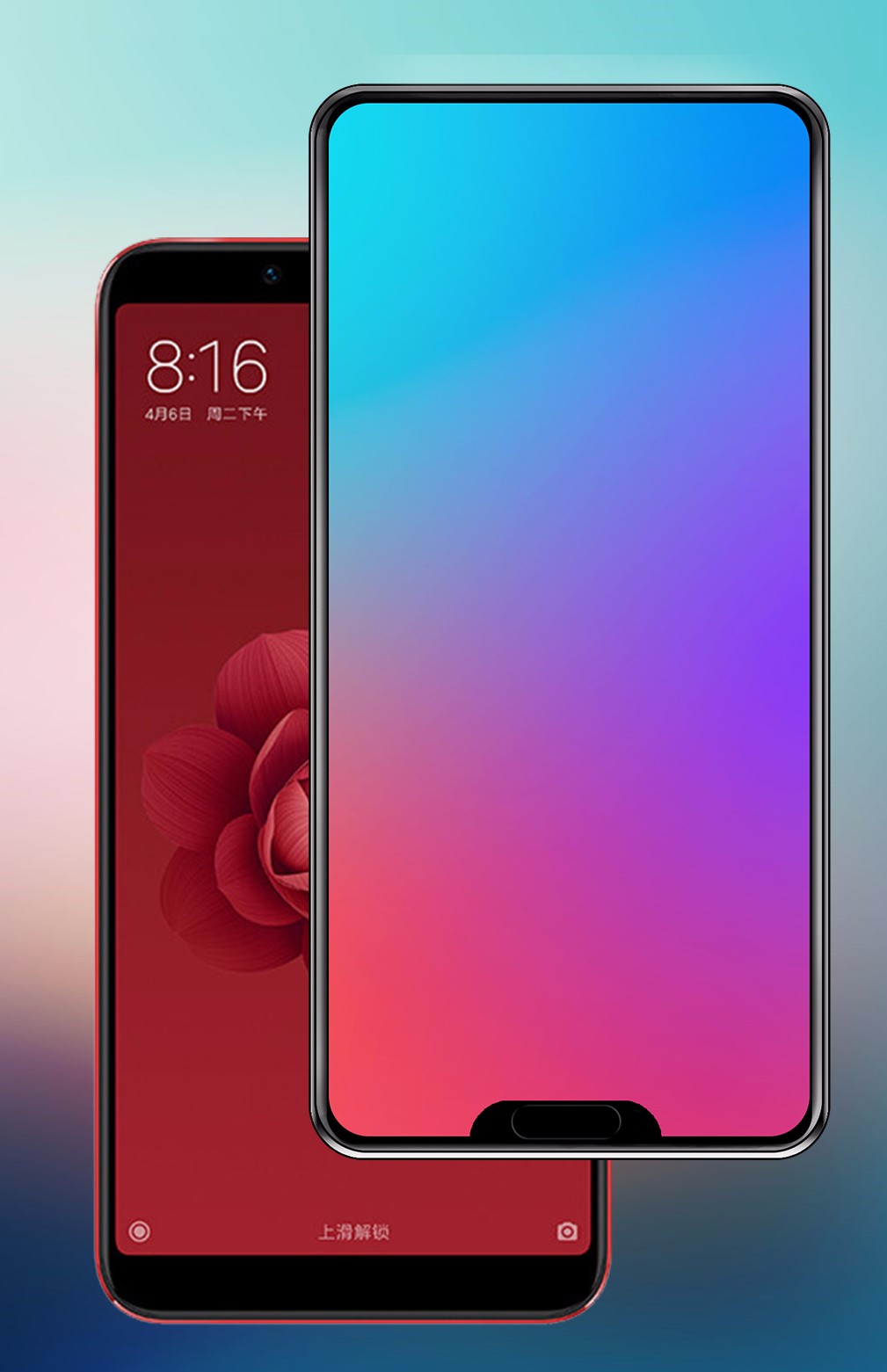 指纹刘海屏概念版oppor17对比小米6x