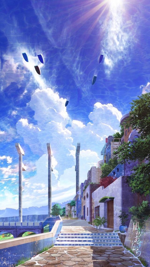 唯美意境聊天背景壁纸插画有没有一种美让你曾如此留恋呢