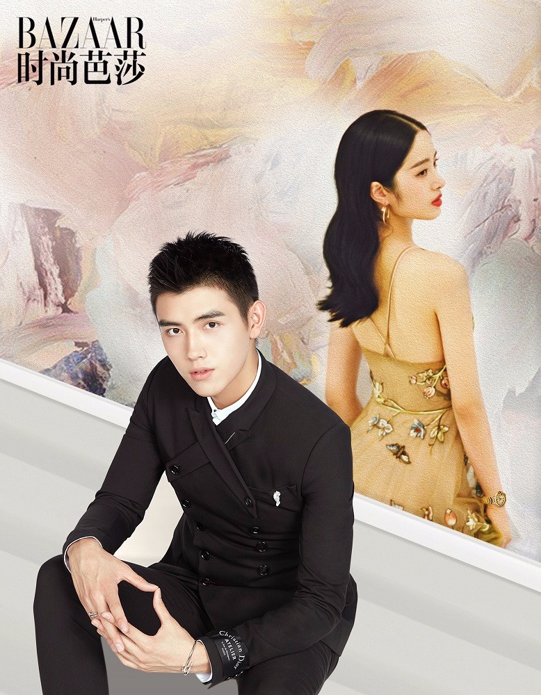 井柏然,马思纯演绎《时尚芭莎》十月上纪念刊初心系列时装电影