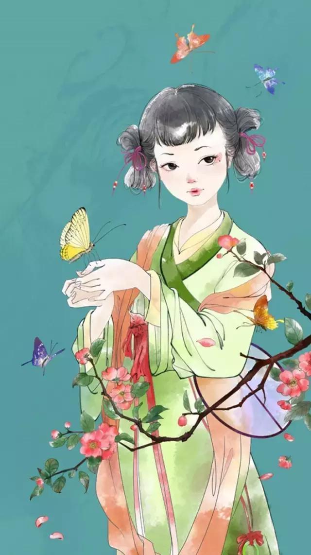 中国古风动漫美女插画