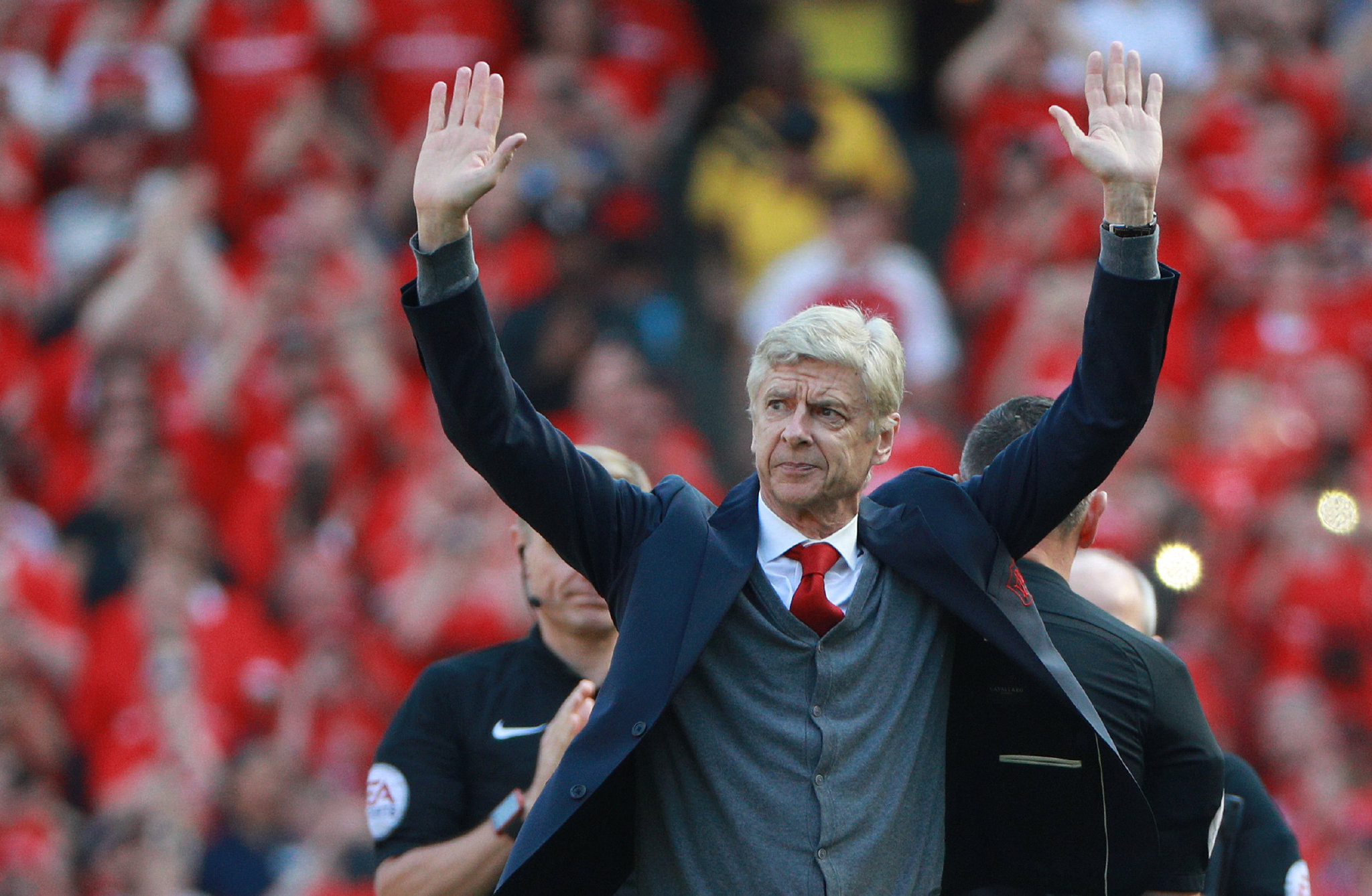 昨夜温格(arsene wenger )主场告别战四宫格,2018年5月6日