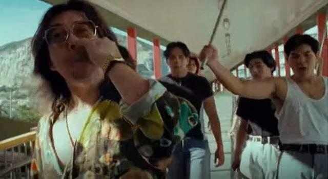 古惑仔经典动作郑伊健掏耳大飞抠鼻最服乌鸦叼烟掀桌子