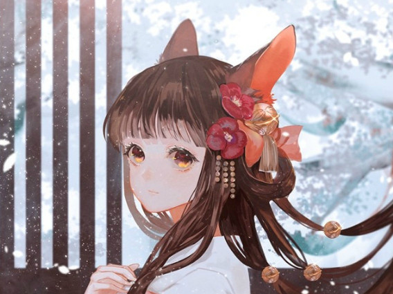 超可爱的古风动漫女生头像一见如故生万千欢喜心