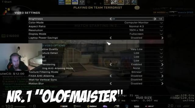 csgo职业玩家的分辨率为什么都普遍设置很低