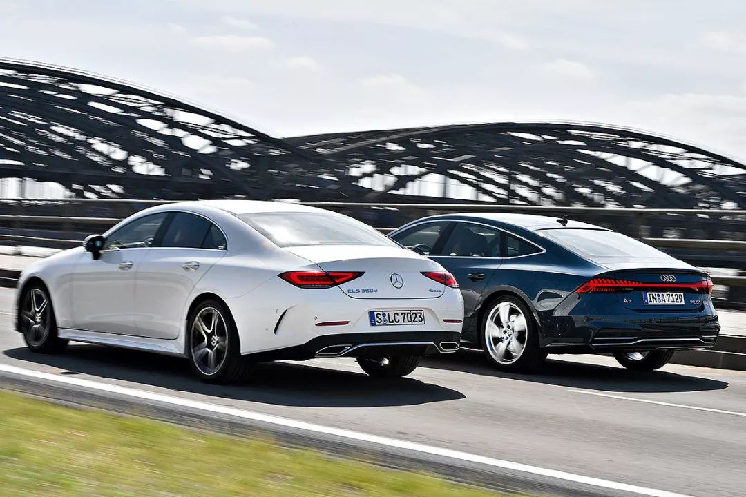 奥迪a7,奔驰cls对比试驾