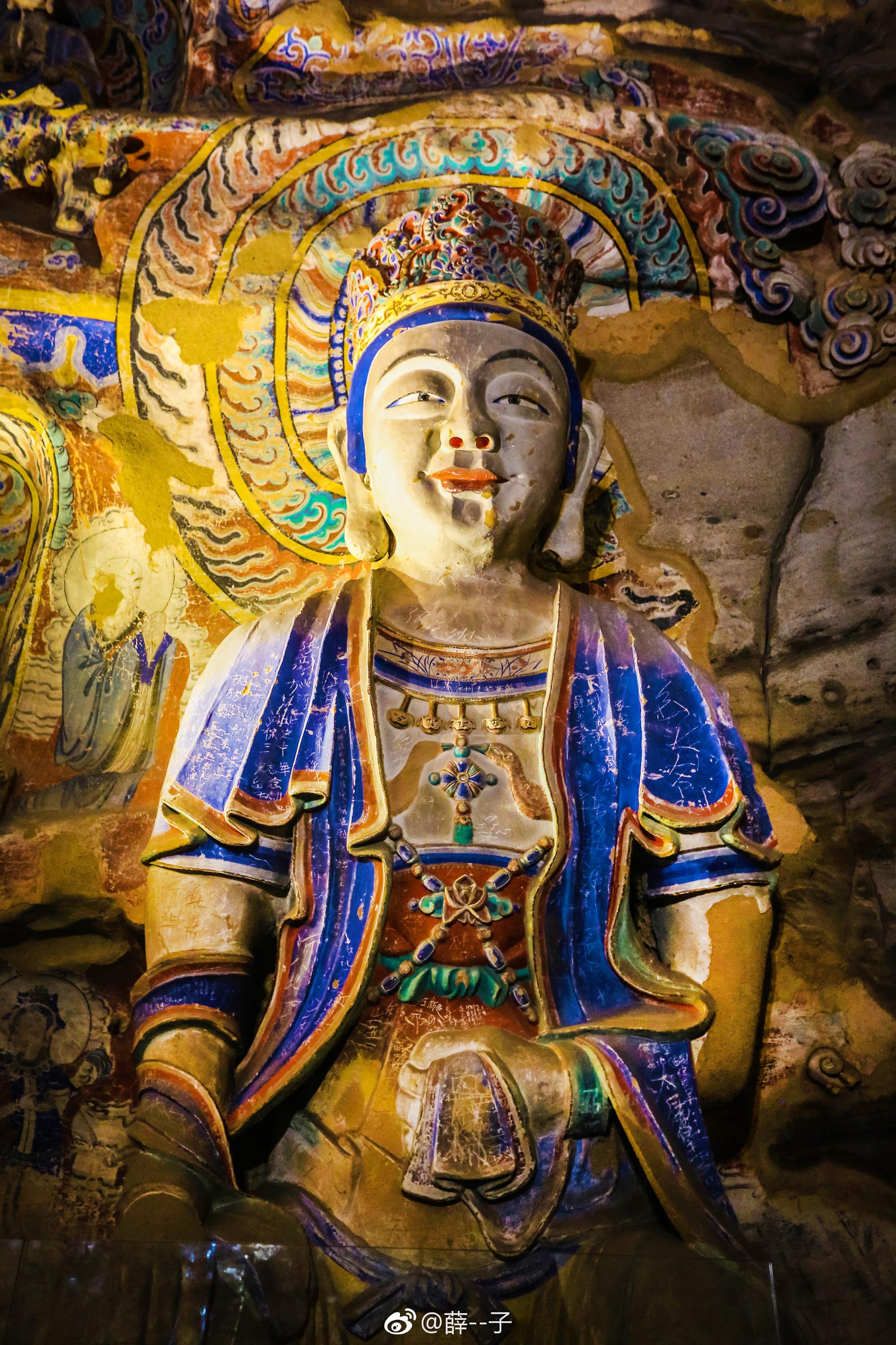 大同三大宝其一为佛像佛像集于云冈石窟云冈石窟为四大石窟之一