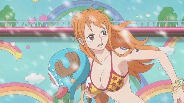 不知不觉, 海贼王的娜美已经成为了这部漫画的福利担当