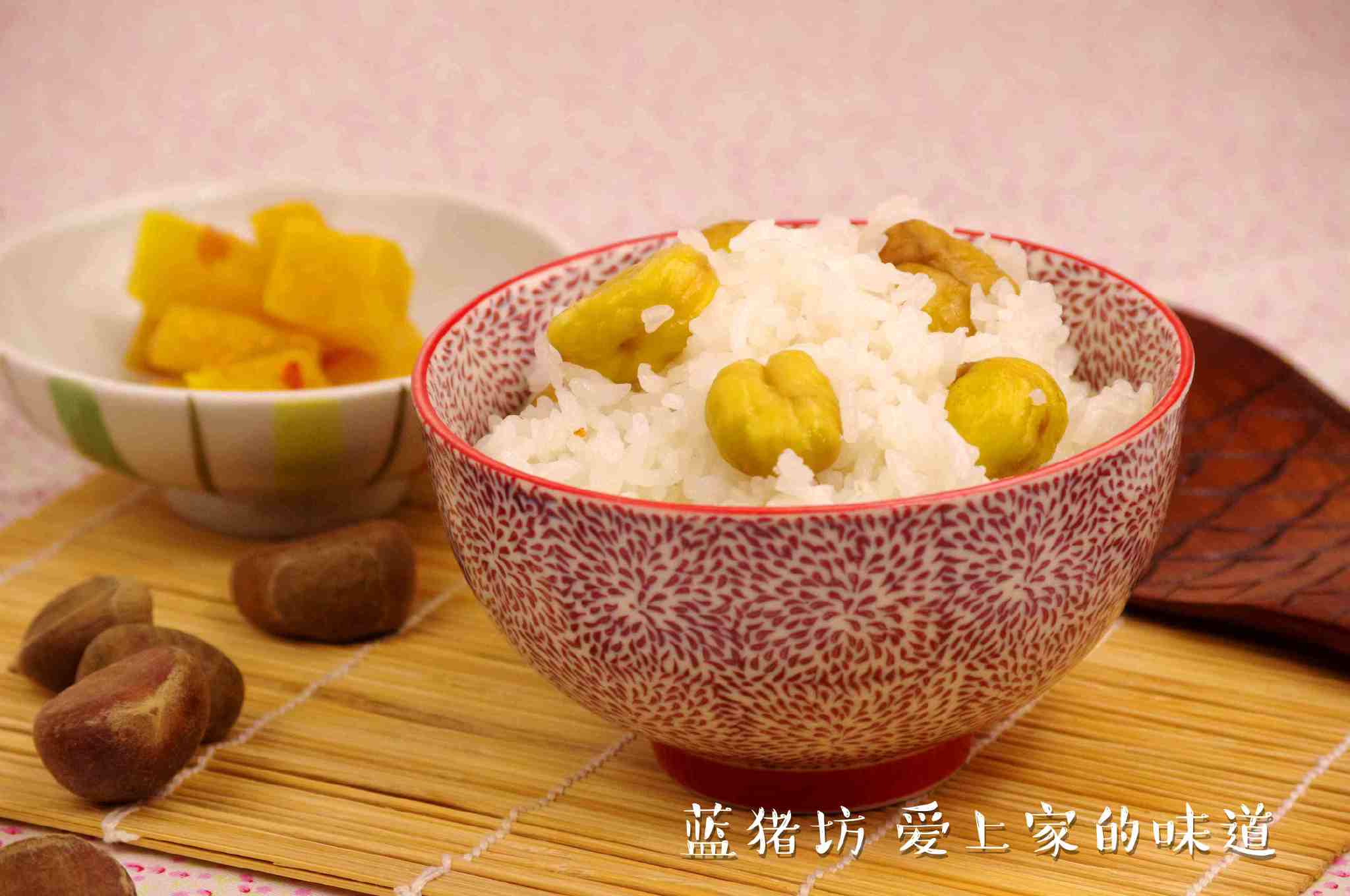 香甜的栗子配上软糯的大米饭,那绝对是只有吃了才能明白的搭配.