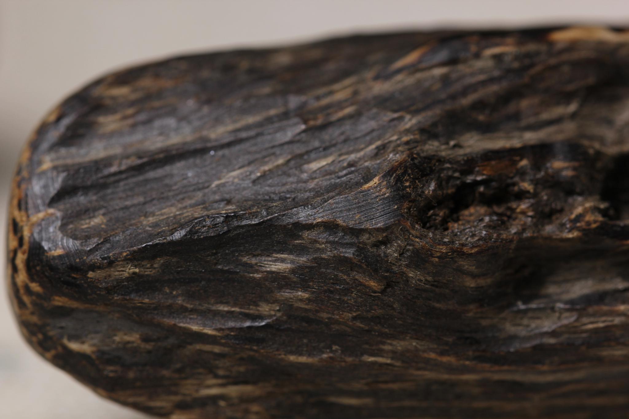 煮出来的黑色沉香.