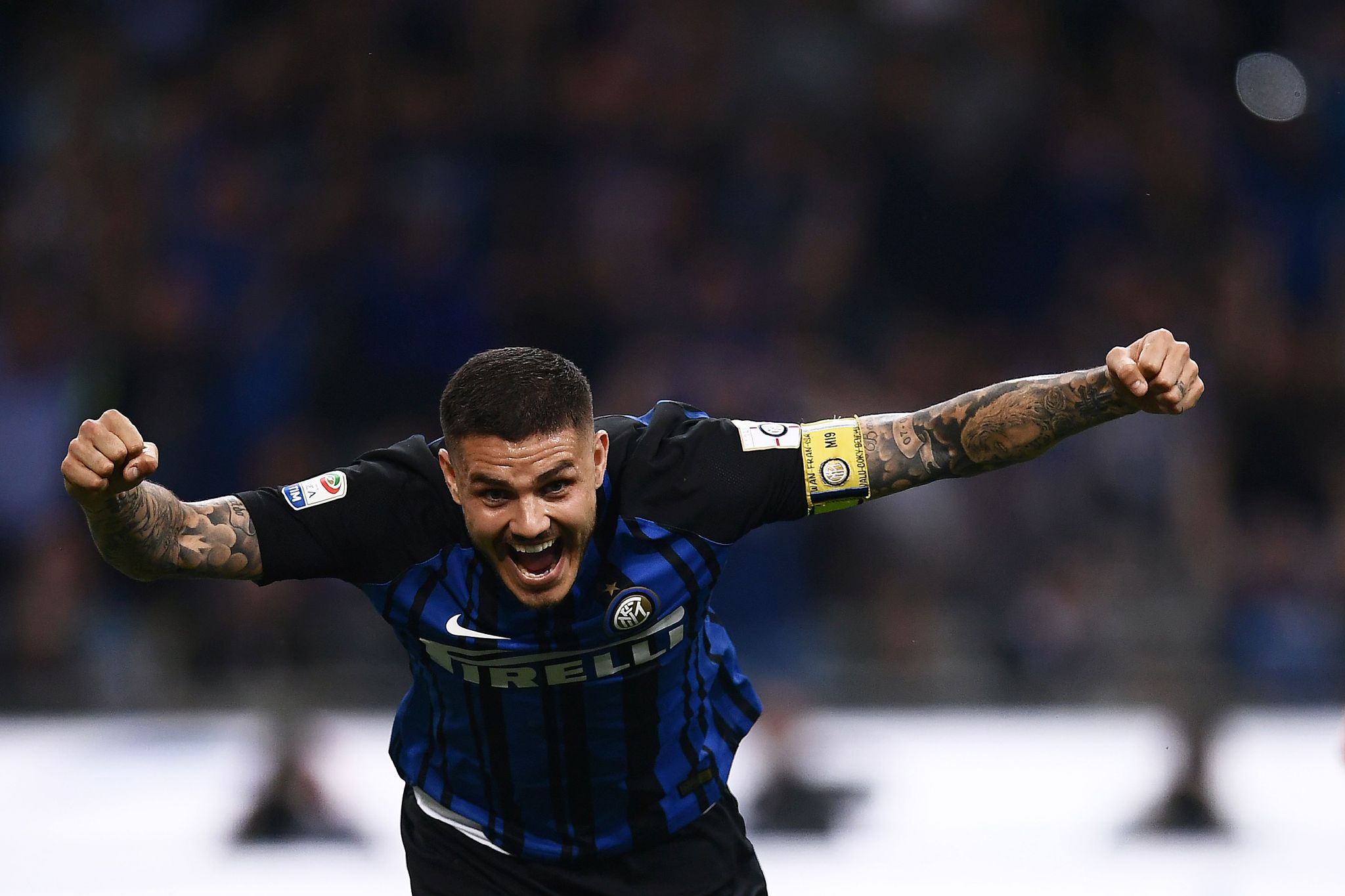 毛罗·伊卡尔迪(mauro icardi)九宫格,2018年4月28日,国际米兰!