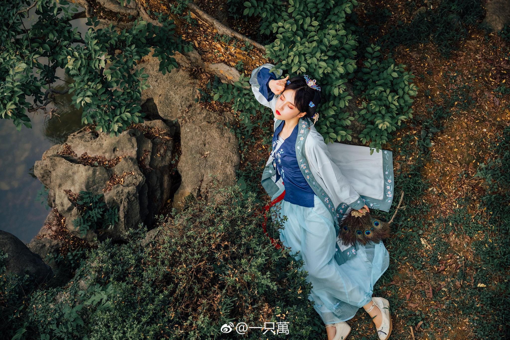 送三样古风预设|汉服|头饰|南歌_新浪新闻