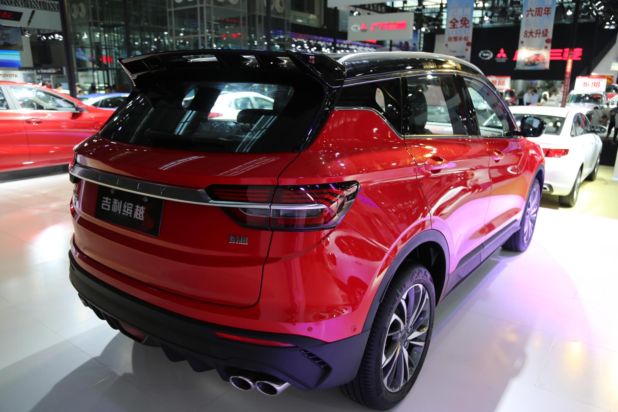 时光竞速美学吉利全新suv车型缤越将亮相昆明国际车展