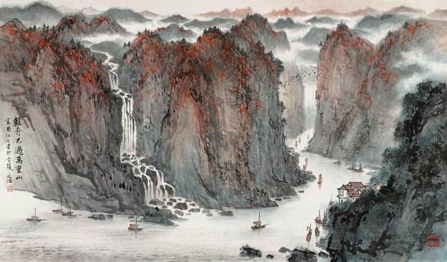 唐诗闲读：“朝辞白帝彩云间，千里江陵一日还”|江陵|李白|玄宗_新浪新闻