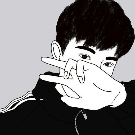 帅气的男生二次元动漫插画头像