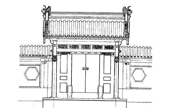 51 古建筑之 一殿一卷式垂花门