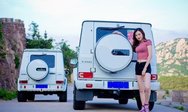山东美女与奔驰大g 邂逅美丽的五莲山 打开车门霸气开始!