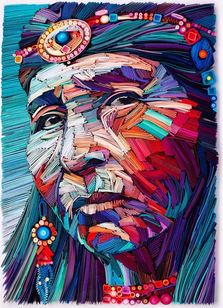 yuliabrodskaya创意纸雕艺术作品