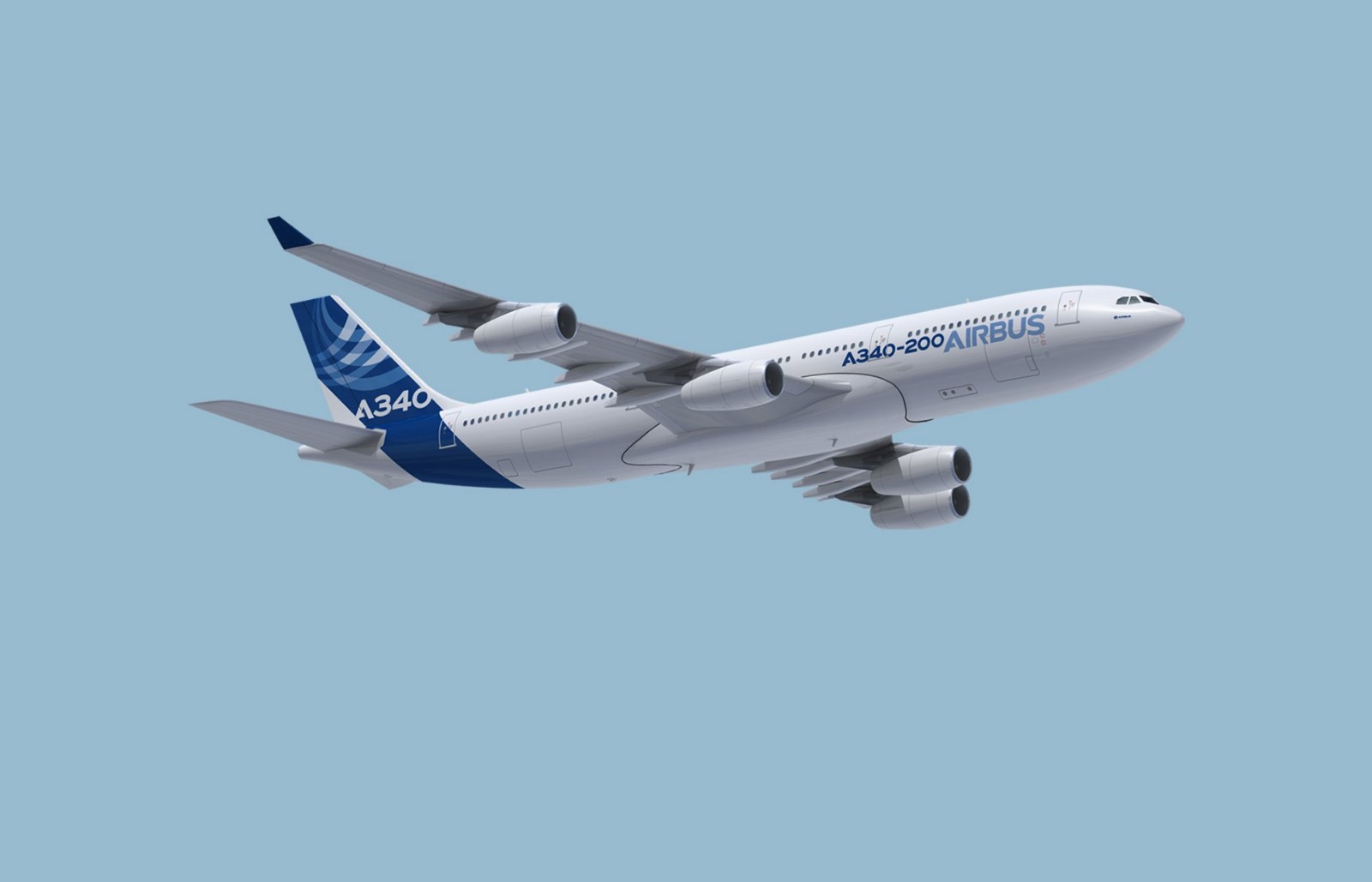 5apu的法式长棍空中客车a340客机