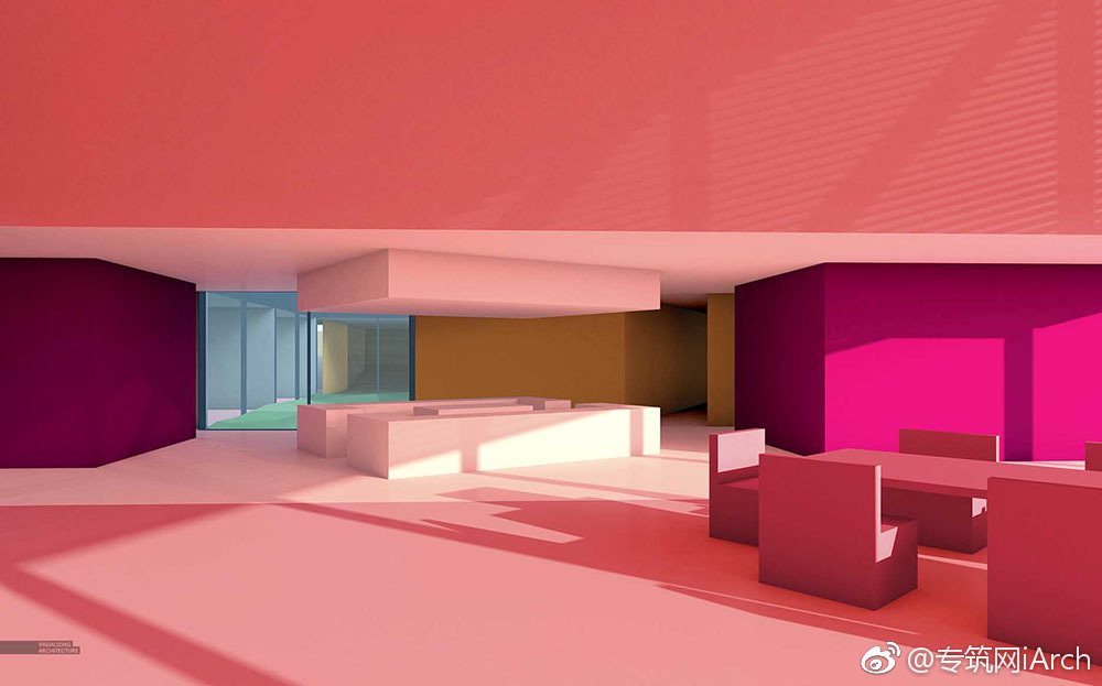 教程:室内空间色彩研究:图像是沙漠住宅的内部空间_新浪看点