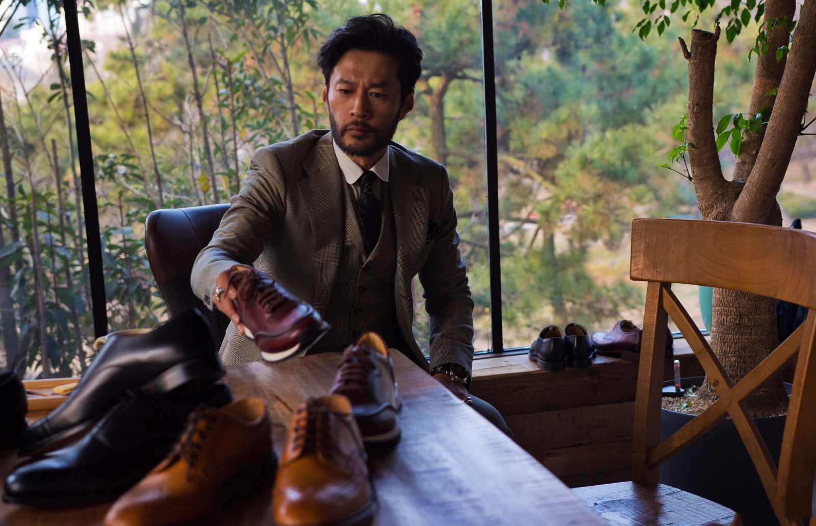 谭凯时尚大片曝光玩转最in型男搭配