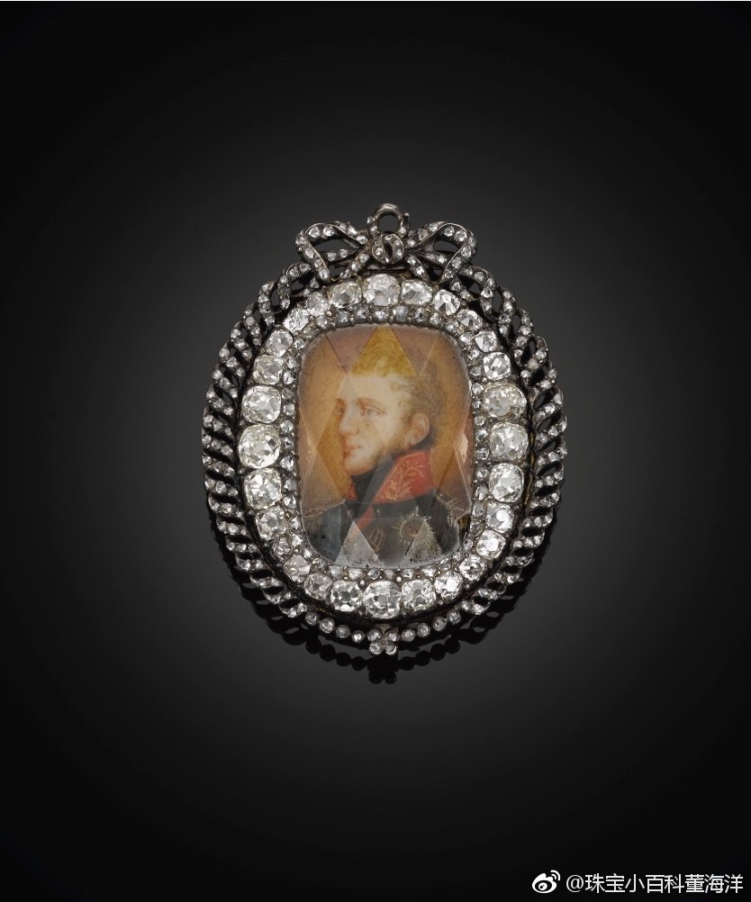 苏富比伦敦拍卖公司将在本月拍卖一组珍贵的罗曼诺夫王朝的肖像珠宝