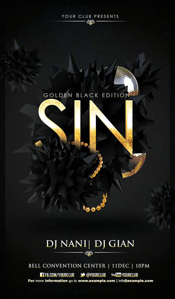 海报的质感 · 黑金系列