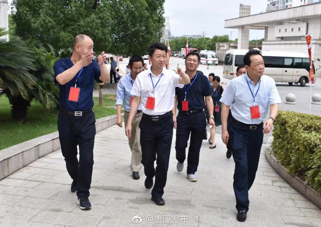 今日开考 鹰潭及我市领导巡视高考贵溪一中考点考务工作